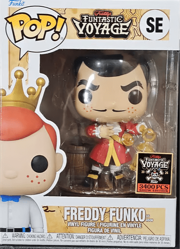 Funko POP Funtastic Voyage Freddy Funko As Hook 3400 PC Show Edition - NERD BLVD