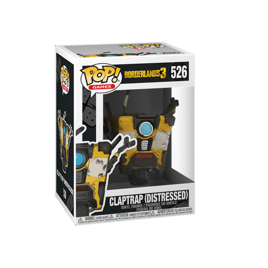 Funko Pop Games Claptrap (Distressed) 526 - NERD BLVD