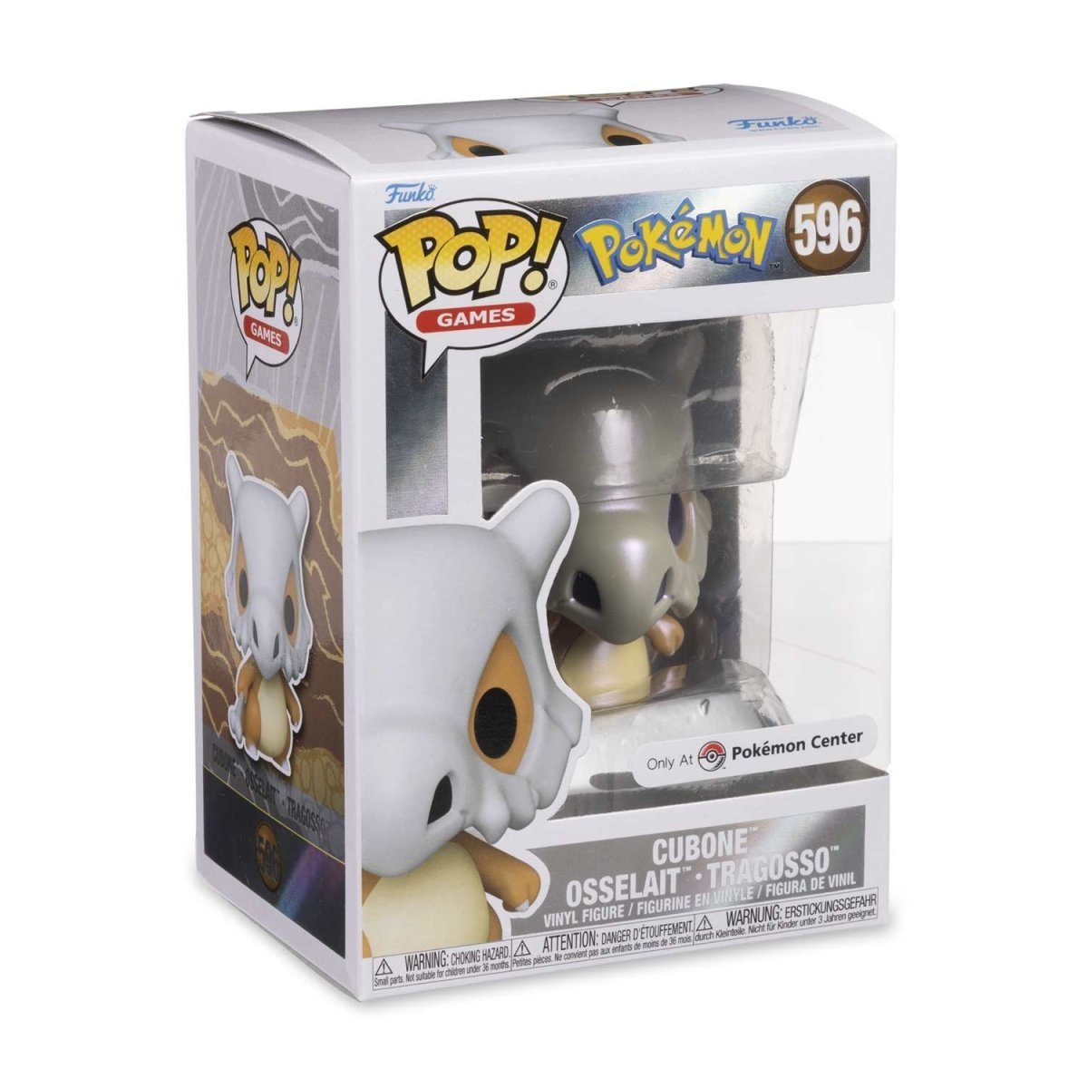 Funko Pop Games Cubone 596 Pokémon Center - NERD BLVD