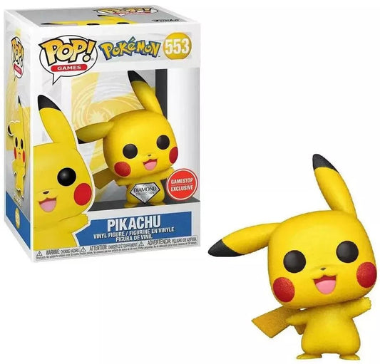 Funko POP Games Pokemon Pikachu Diamond GameStop Exclusive 553 - NERD BLVD