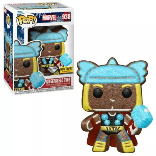 Funko POP Gingerbread Thor Diamond Hot Topic 938 - NERD BLVD