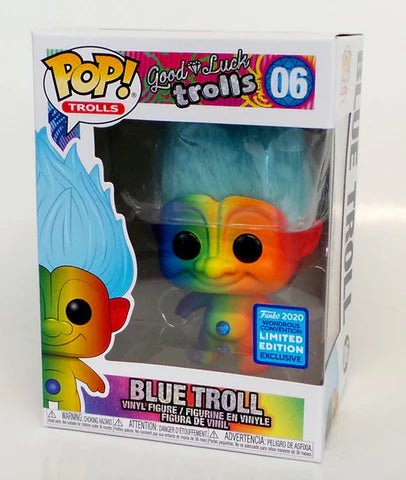 Funko POP Good Luck Trolls Blue Troll 06 - NERD BLVD