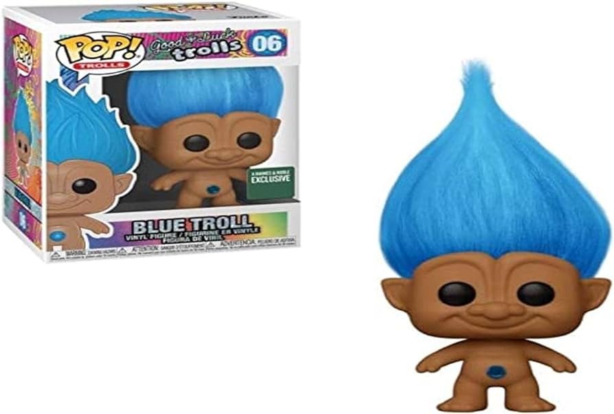 Funko POP Good Luck Trolls Blue Troll 06 - NERD BLVD