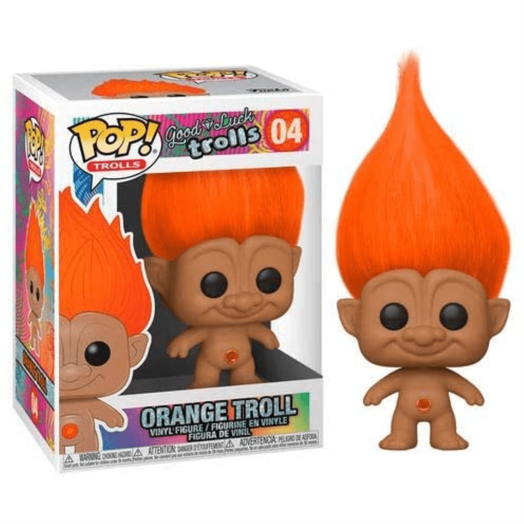 Funko POP Good Luck Trolls Orange Troll 04 - NERD BLVD