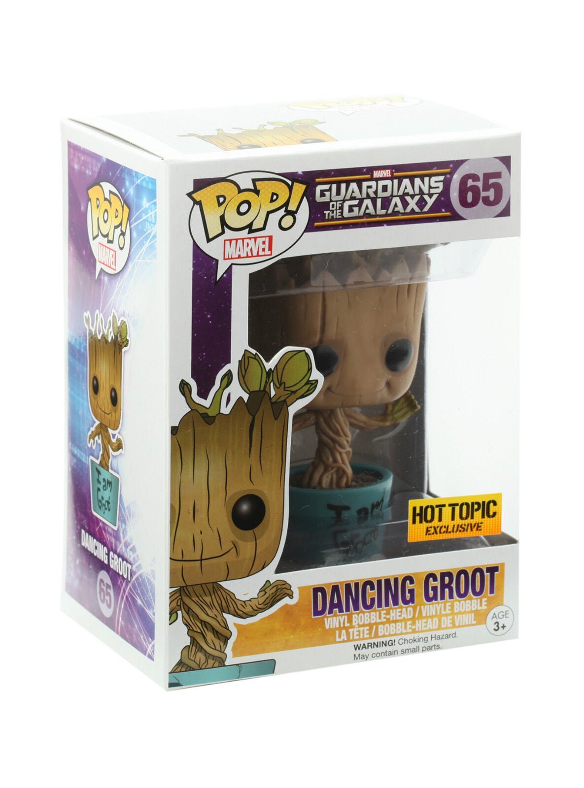 Funko POP Guardians Of The Galaxy Dancing Groot Hot Topic Exclusive 65 - NERD BLVD