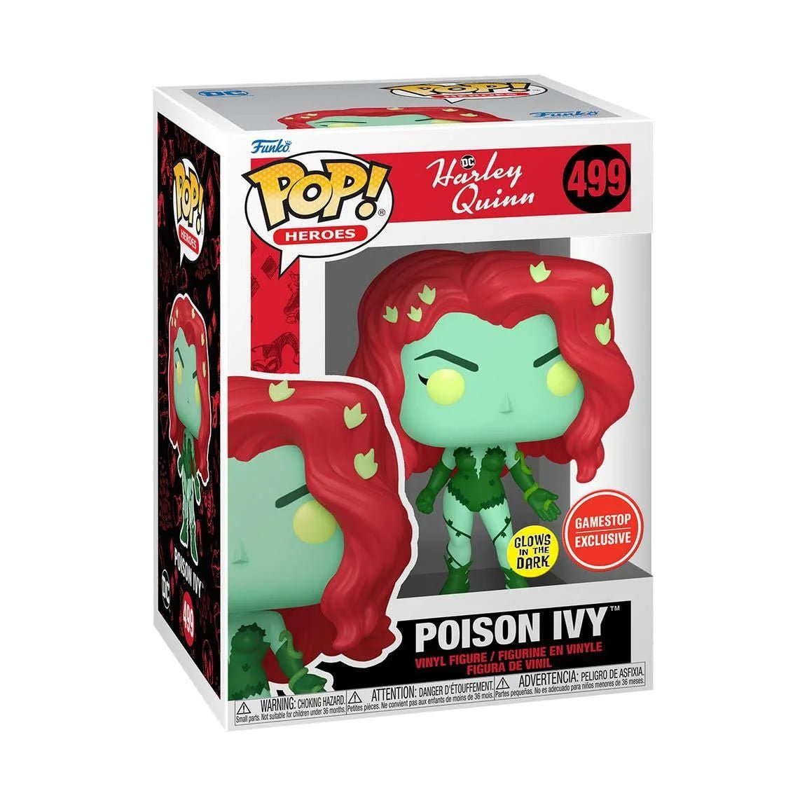 Funko Pop Heroes Poison Ivy 499 Gamestop GITD - NERD BLVD