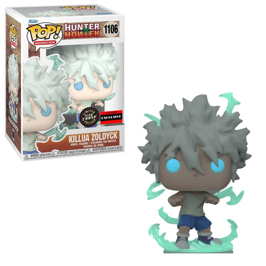 Funko POP Hunter Hunter Killua Zoldyck GITD Chase AAA Exclusive 1106 - NERD BLVD