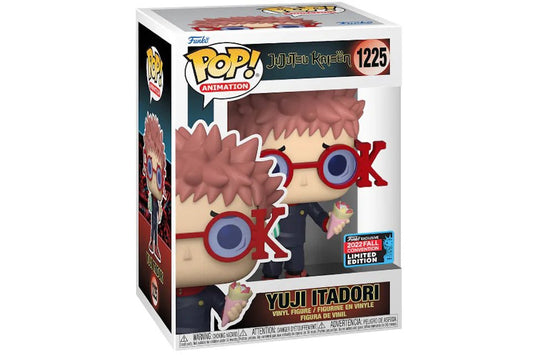 Funko Pop Jujutsu Kaisen Yuji Itadori 1225 Fall Convention 2022 Shared Sticker - NERD BLVD