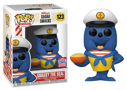 Funko POP Kellogg’s Sugar Smacks Smaxey The Seal 2021 Summer Convention Shared Sticker 123 - NERD BLVD