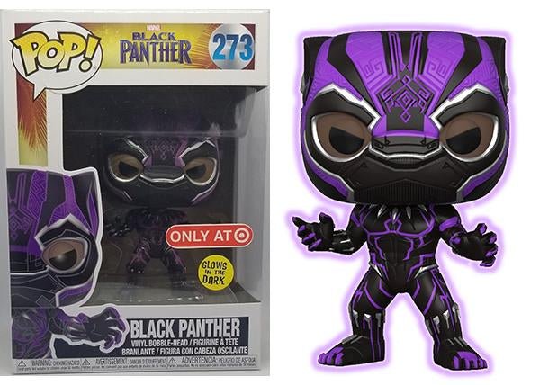 Funko POP Marvel Black Panther 273 GITD Target Exclusive - NERD BLVD