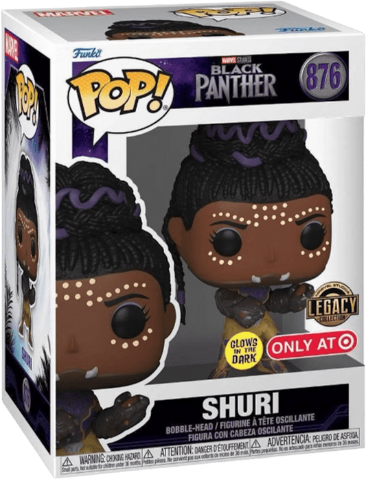 Funko POP Marvel Black Panther GITD Target Exclusive 876 - NERD BLVD