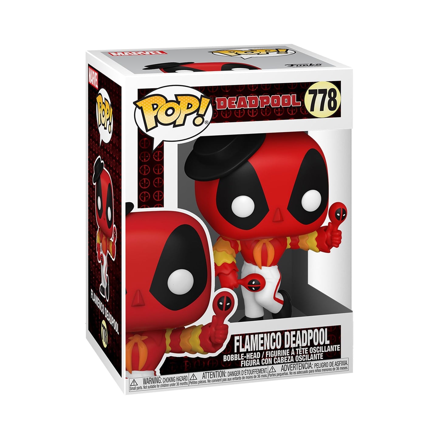 Funko POP Marvel Flamenco Deadpool 778 - NERD BLVD