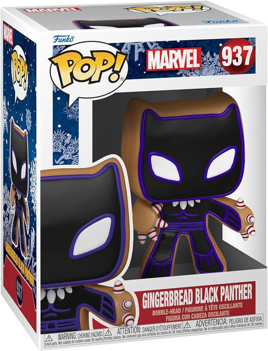 Funko POP Marvel Gingerbread Black Panther 937 - NERD BLVD