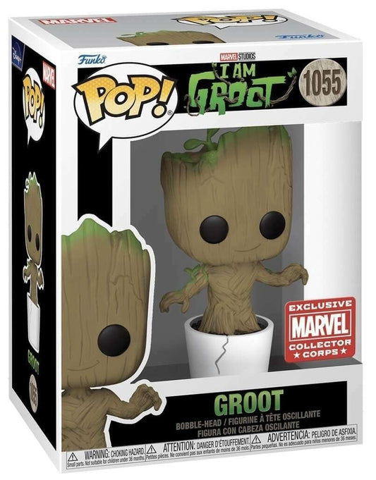 Funko POP Marvel I Am Groot 1055 Marvel Collector Corps - NERD BLVD