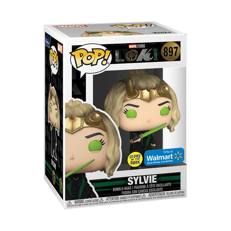 Funko POP Marvel Loki Sylvie GITD Walmart Exclusive 897 - NERD BLVD