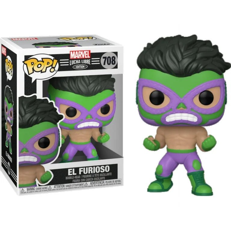 Funko POP Marvel Lucha Libre El Furioso 708 - NERD BLVD