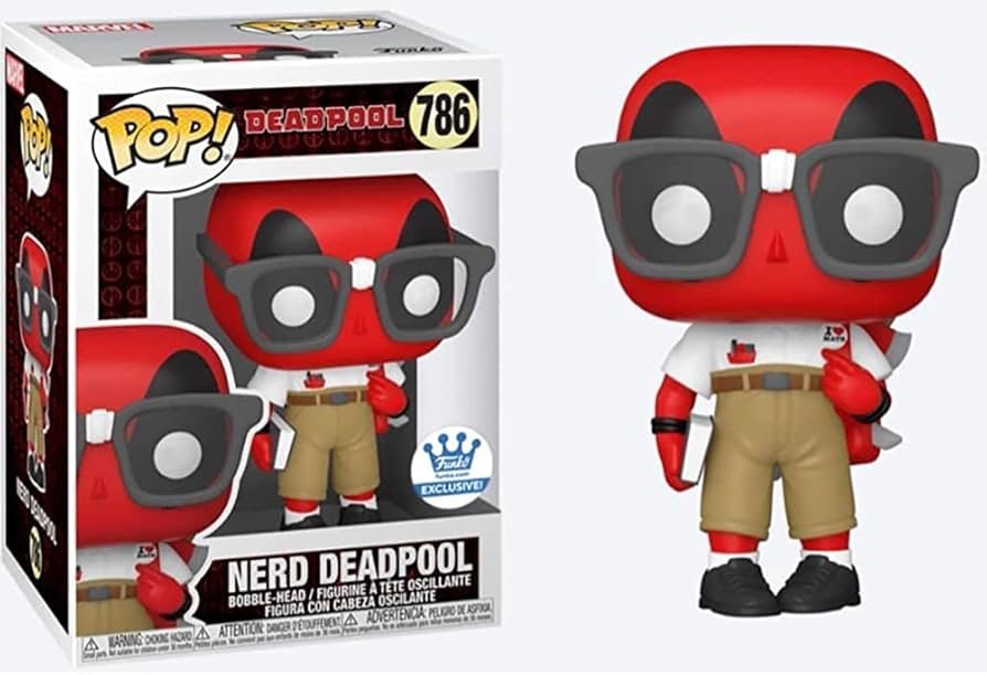 Funko POP Marvel Nerd Deadpool Funko Exclusive 786 - NERD BLVD