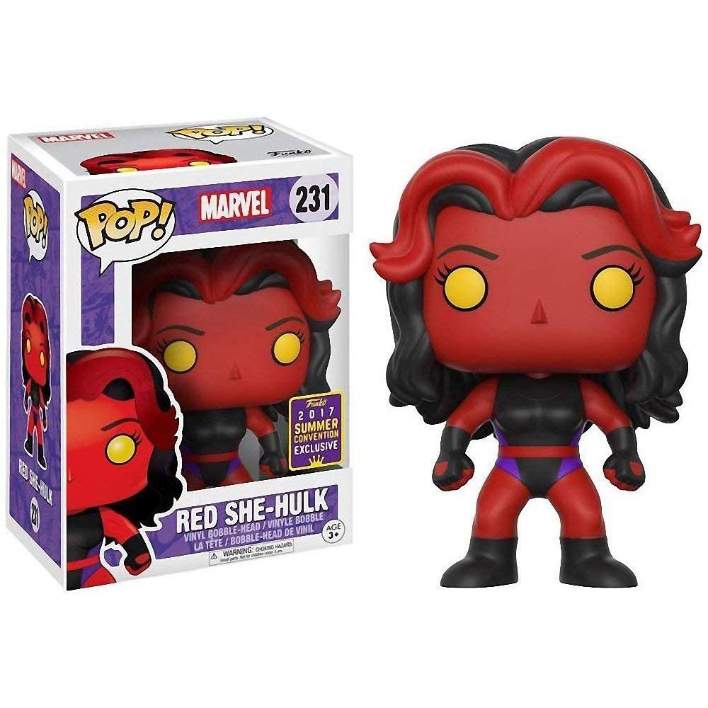 Funko POP Marvel Red She Hulk 2017 Summer Convention Exclusive 231 - NERD BLVD