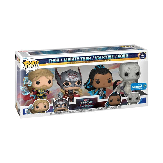 Funko Pop! Marvel: Thor Love & Thunder 4pk Vinyl Figure (Walmart Exclusive) - NERD BLVD