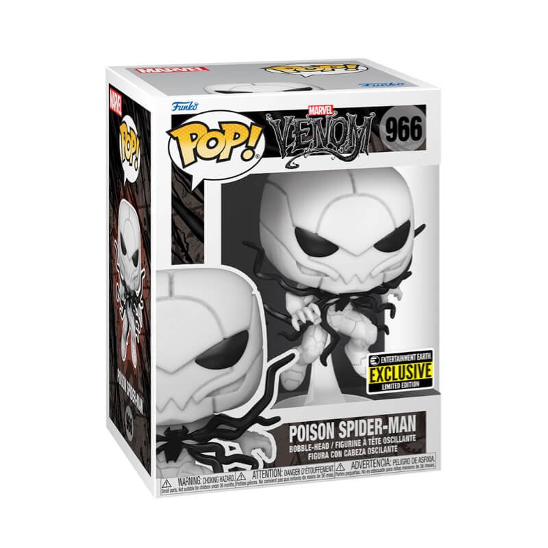 Funko POP Marvel Venom Poison Spiderman EE Exclusive 966 - NERD BLVD