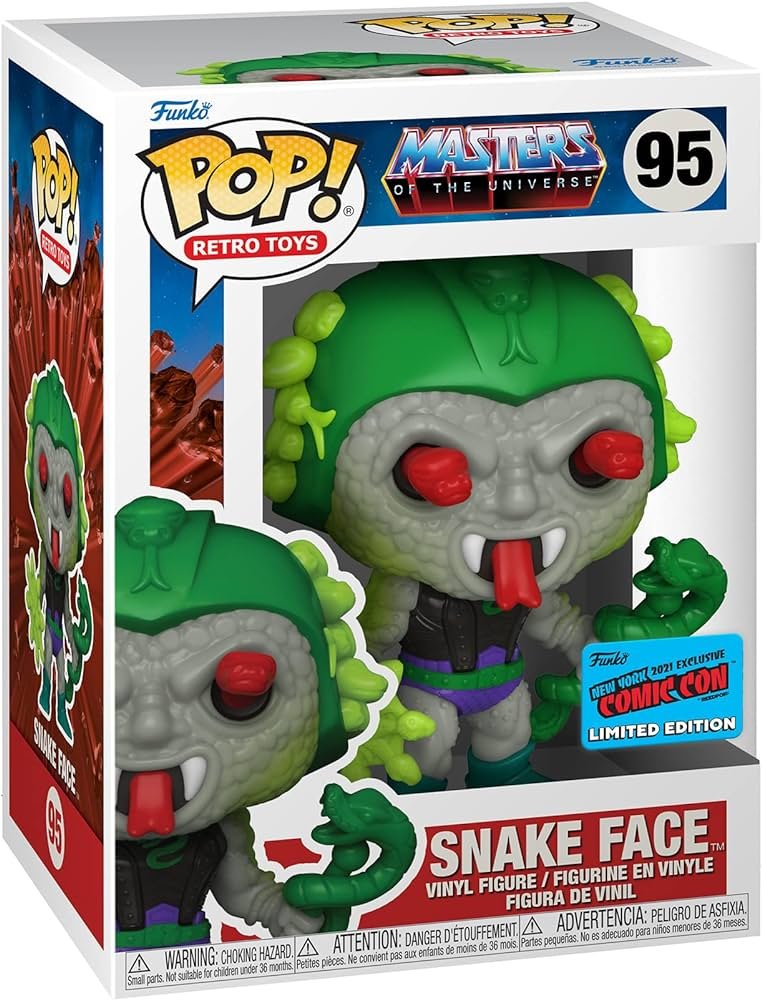 Funko POP Masters of the Universe Snake Face NYCC Comic Con 95 - NERD BLVD