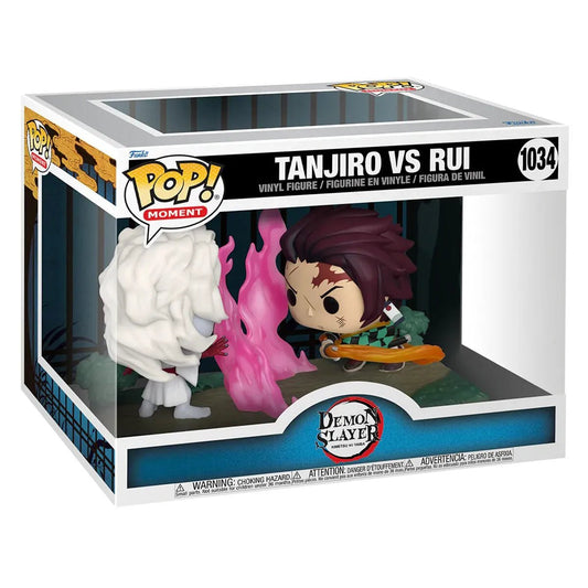 Funko POP Moment Demon Slayer Tanjiro Vs Rui 1034 - NERD BLVD