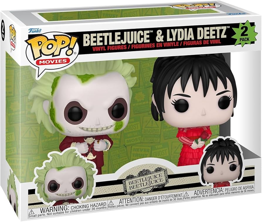 Funko Pop Movies Beetlejuice & Lydia Deetz 2 Pack - NERD BLVD