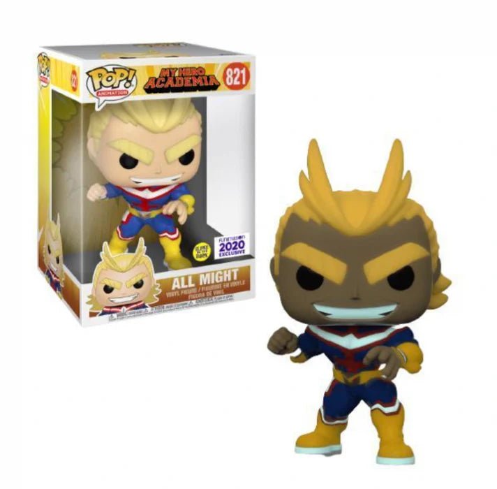 Funko POP My Hero Academia All Might GITD Funimation 2021 Exclusive 821 10in - NERD BLVD