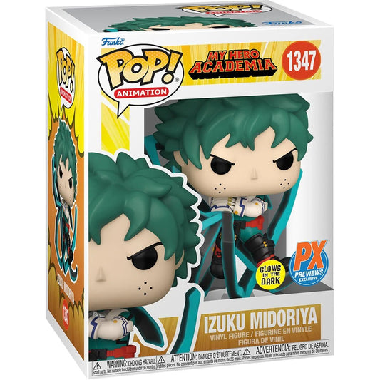 Funko POP My Hero Academia Izuku Midoriya GITD PX Exclusive 1347 - NERD BLVD