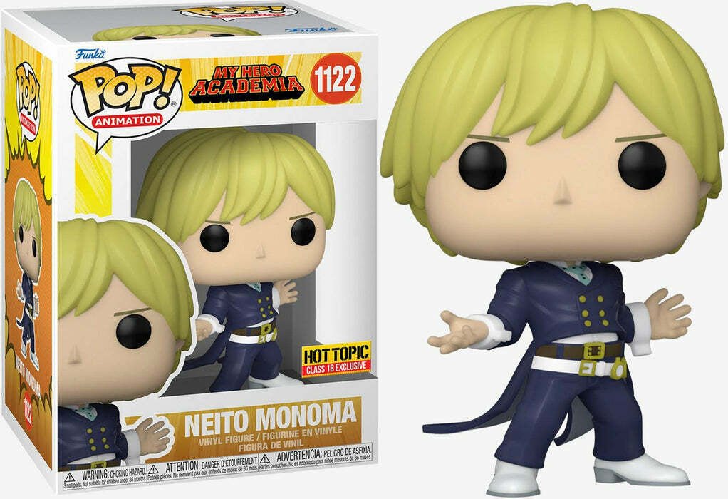 Funko Pop My Hero Academia Neito Monoma Hot Topic 1122 - NERD BLVD