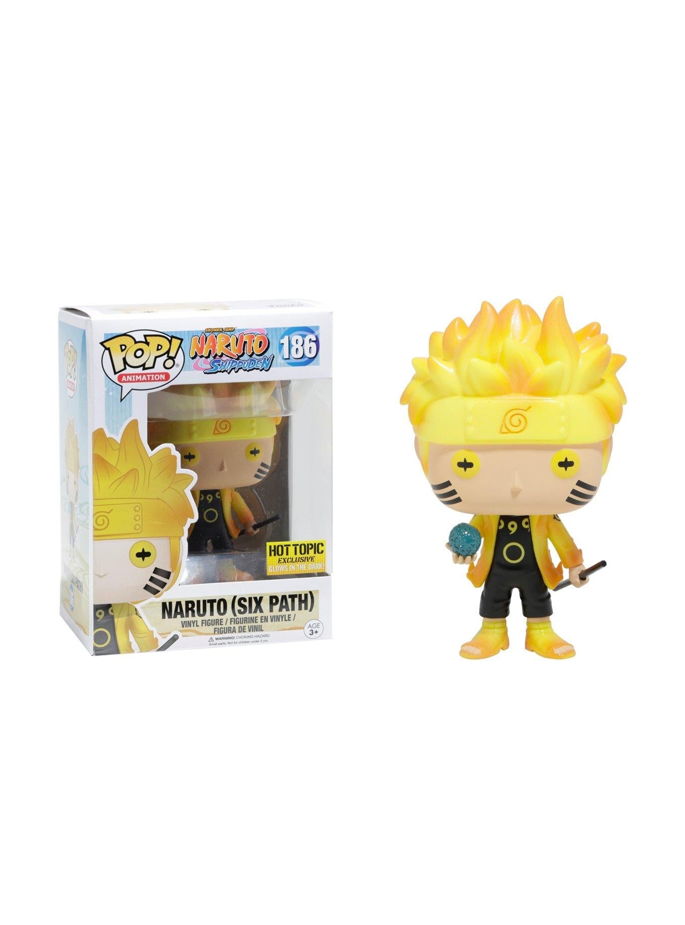 Funko POP Naruto Six Path Hot Topic Exclusive GITD 186 - NERD BLVD