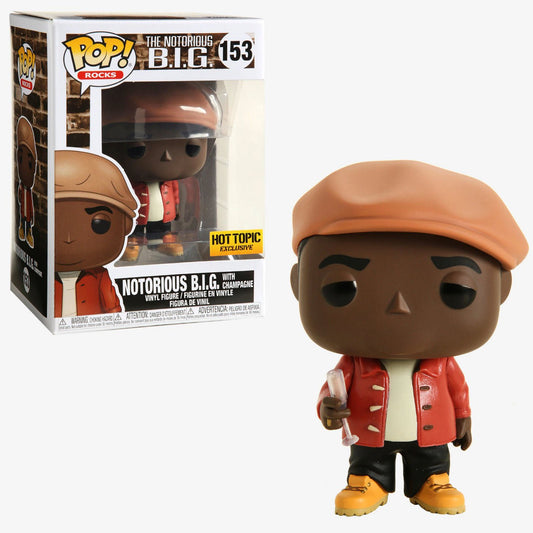 Funko Pop Notorious B.I.G With Champagne 153 HotTopic - NERD BLVD