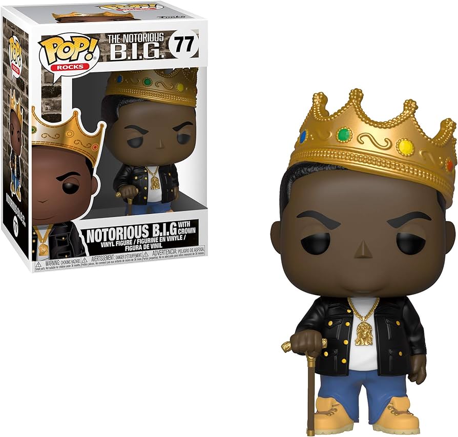 Funko Pop Notorious B.I.G With Crown 77 - NERD BLVD