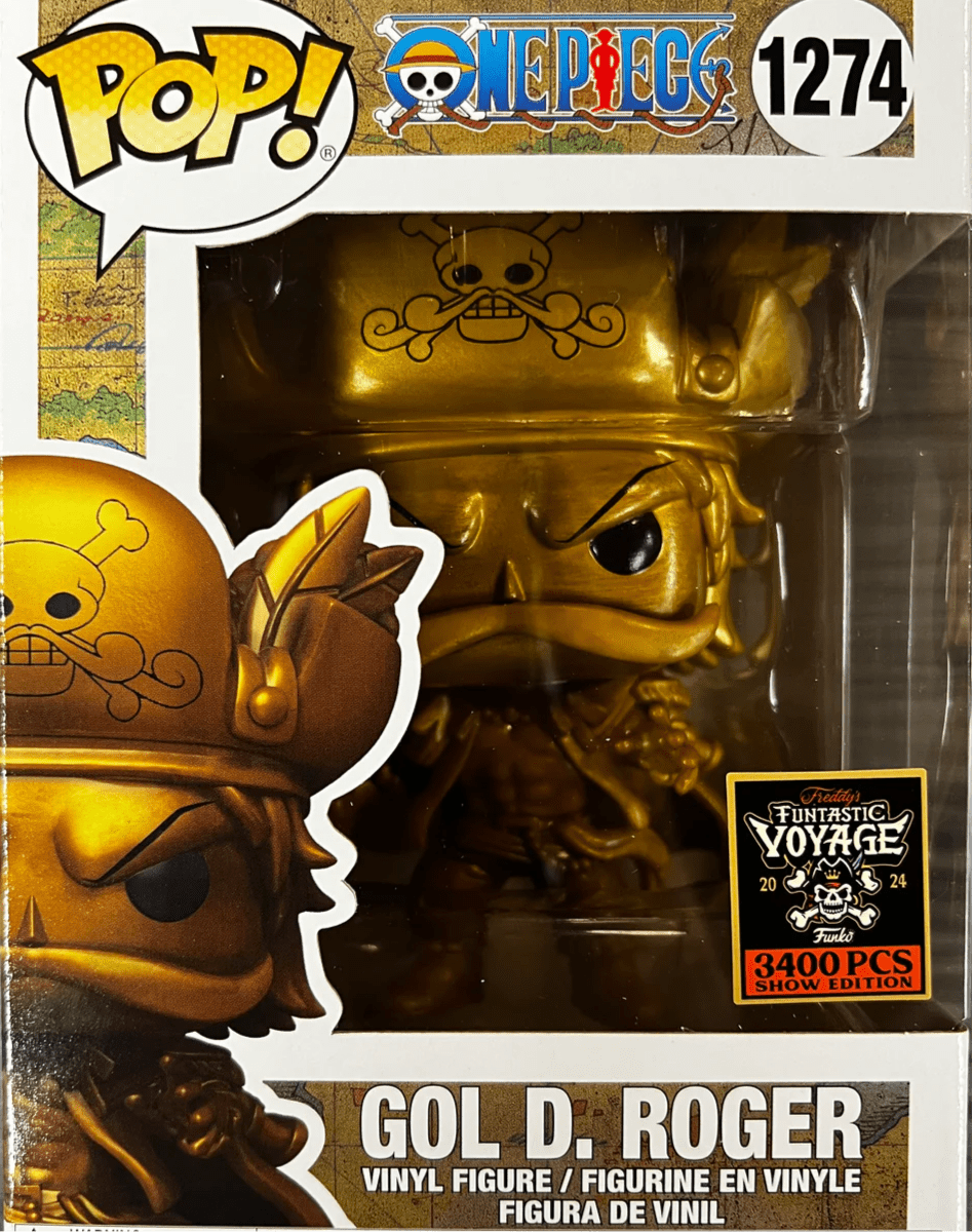 Funko POP One Piece Gol D Roger Funtastic Voyage Show Edition 3400 PC 1274 - NERD BLVD