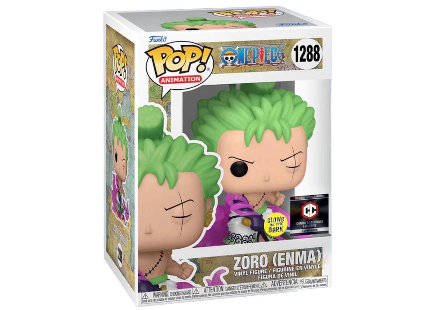 Funko POP One Piece Zoro Enma GITD Chalice Exclusive 1288 - NERD BLVD