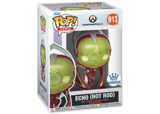 Funko POP Overwatch 2 Echo Hot Rod Funko Exclusive 913 - NERD BLVD