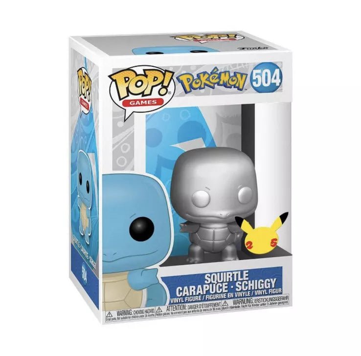 Funko POP Pokémon Squirtle 504 - NERD BLVD