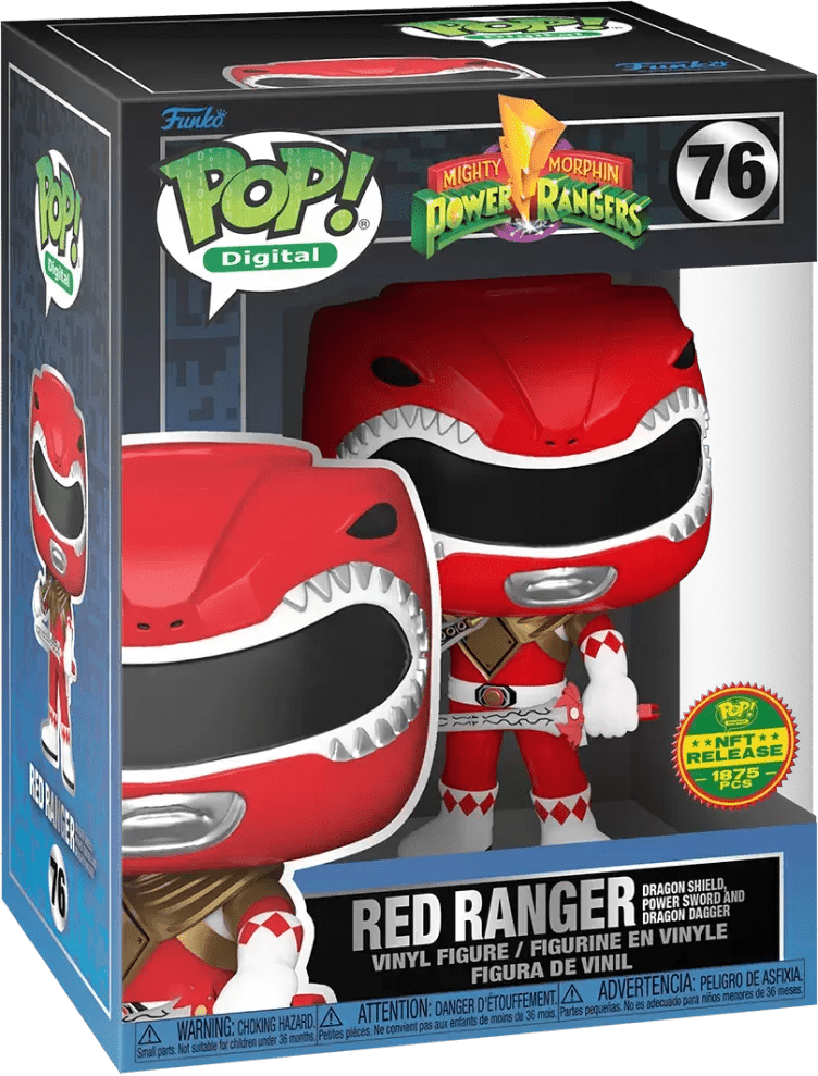 Funko POP! Red Ranger - Mighty Morphin Power Rangers #76 - NERD BLVD