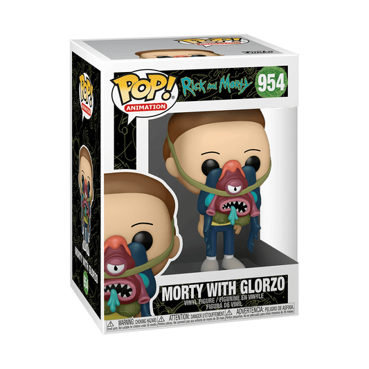 Funko POP Rick And Morty Morty With Glorzo 954 - NERD BLVD