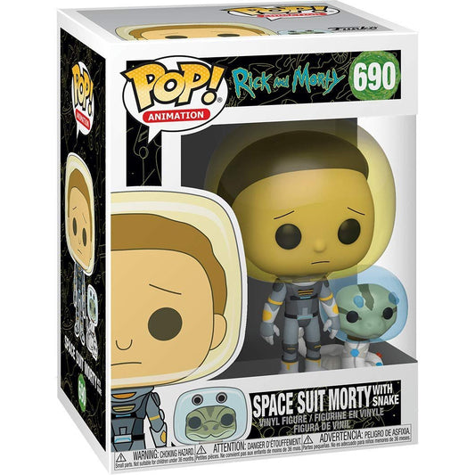 Funko POP Rick And Morty Space Suit Morty With Snake 690 - NERD BLVD