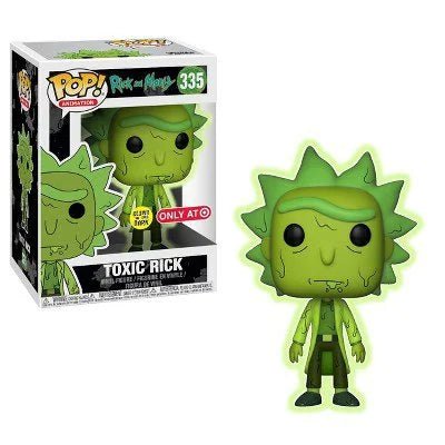 Funko POP Rick And Morty Toxic Rick GITD Target Exclusive 335 - NERD BLVD