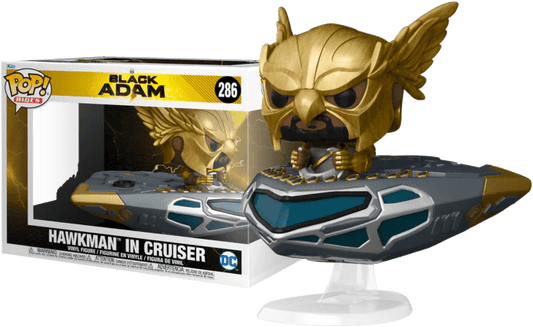 Funko POP Rides Black Adam Hawkman In Cruiser 286 - NERD BLVD