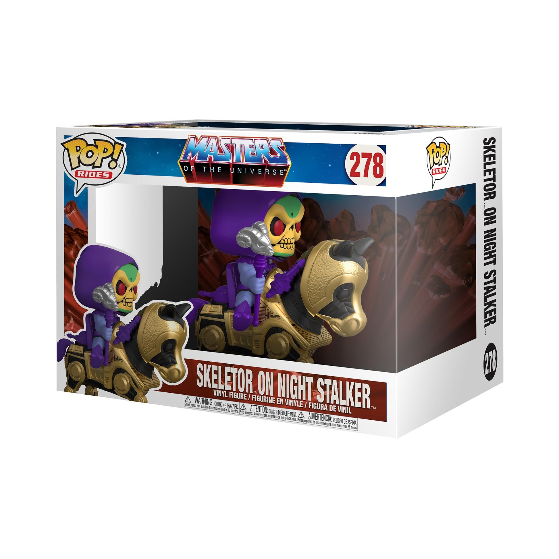 Funko POP Rides Masters Of The Universe Skeletor On Night Stalker 278 - NERD BLVD