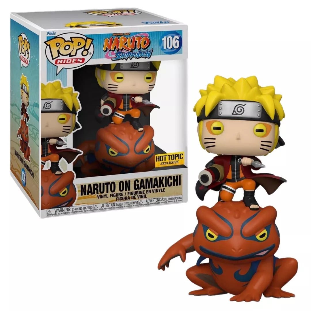 Funko POP Rides Naruto On Gamakichi Hot Topic Exclusive 106 - NERD BLVD