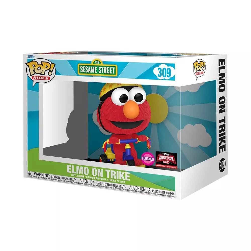 Funko POP Rides Sesame Street Elmo On Trike Target Con Flocked 309 - NERD BLVD