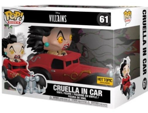 Funko POP Rides Villains Cruella In Car Hot Topic 61 - NERD BLVD