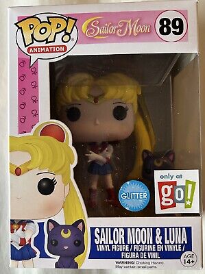 Funko Pop Sailor Moon & Luna 89 Only At Go Exclusive Glitter - NERD BLVD