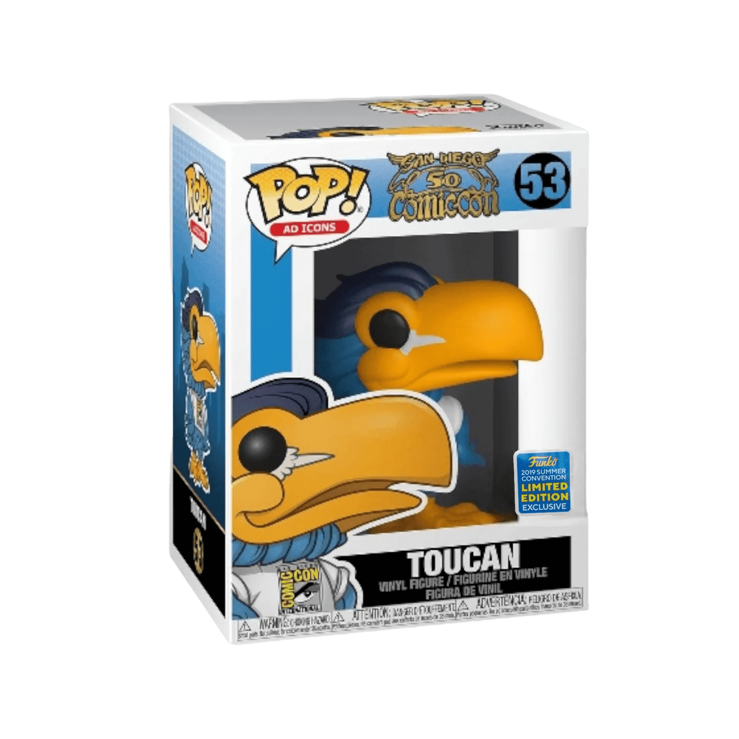 Funko POP San Diego Comic Con Toucan 2019 Shared Sticker 53 - NERD BLVD