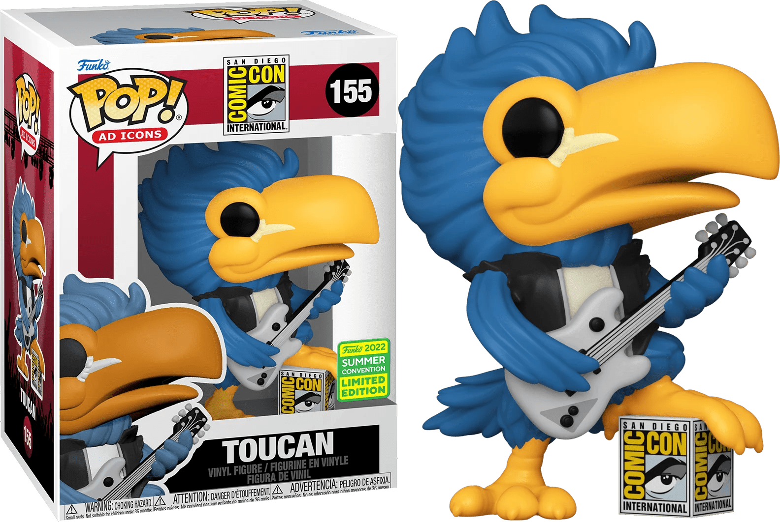 Funko POP San Diego Comic Con Toucan 2023 Shared Sticker 155 - NERD BLVD