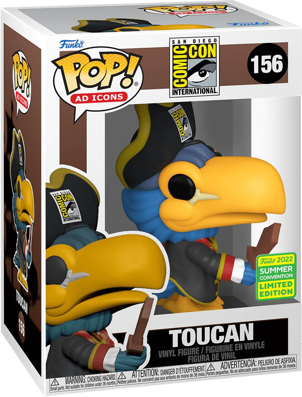 Funko POP San Diego Comic Con Toucan 2023 Shared Sticker 156 - NERD BLVD